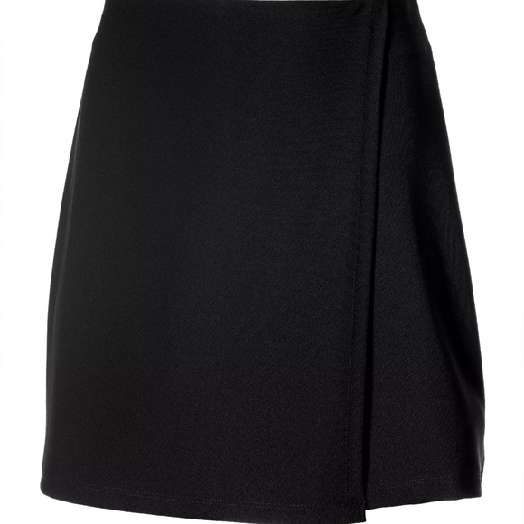 White Stag Dresses & Skirts - White Stag Black Mini Skirt Button Detail